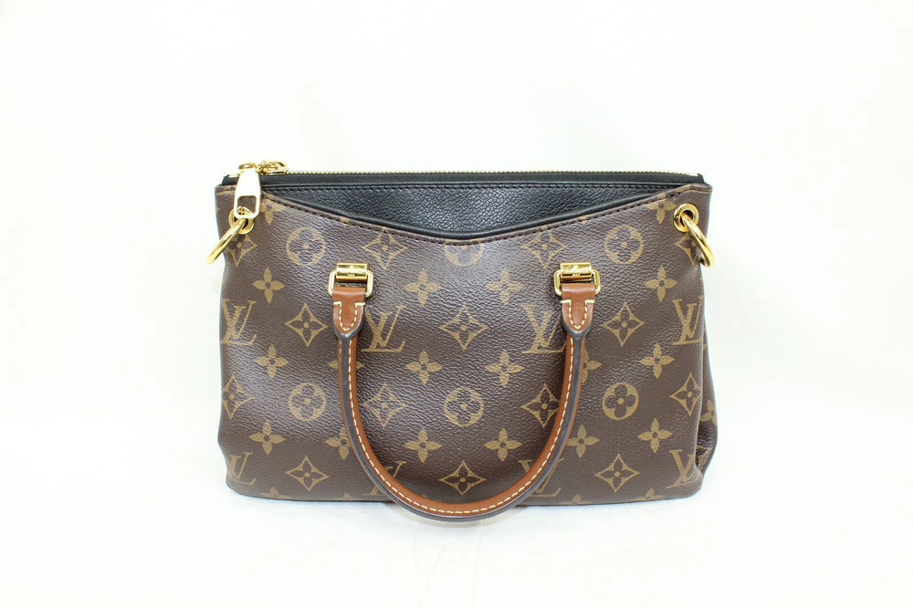 Louis Vuitton Brown Handbag Macassar BagShoulder Pallas Bag